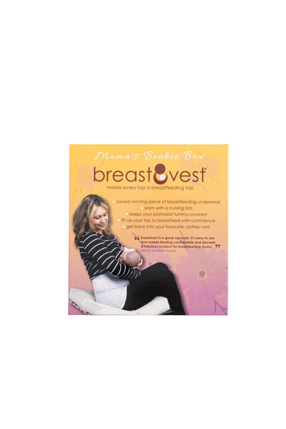 Breast Vest by Mama's Boobie Box in packaging
